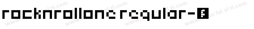 rocknrollone regular字体转换